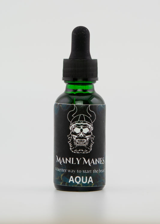 Mens Beard Oil Aqua