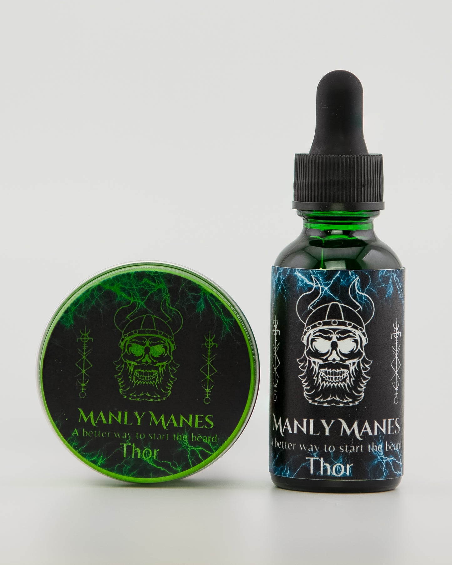 Beard Oil & Balm Set Thor 1oz